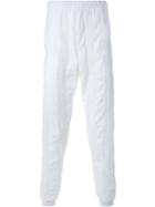 Cottweiler Striped Elasticated Trousers, Men's, Size: Medium, White, Polyester/cotton/polyamide