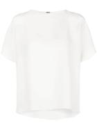 Adam Lippes Crepe Short-sleeve Top - White