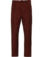 Prada Belted Tapered Trousers