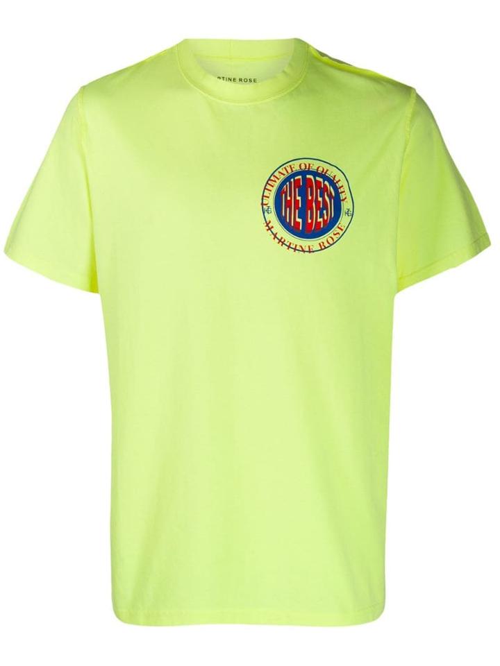 Martine Rose Inverted Logo-print T-shirt - Green