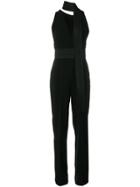 Max Mara Scarf Neck Jumpsuit - Black