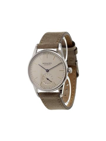 Nomos 'orion' Analog Watch, Brown