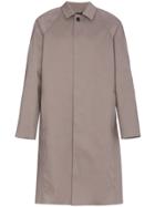 Mackintosh 0002 Rubberised Cotton Trench Coat - Grey