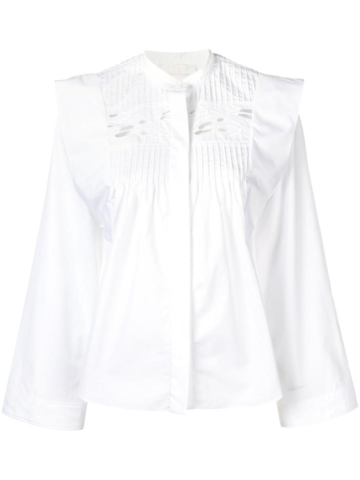 Chloé Prairie Blouse - White