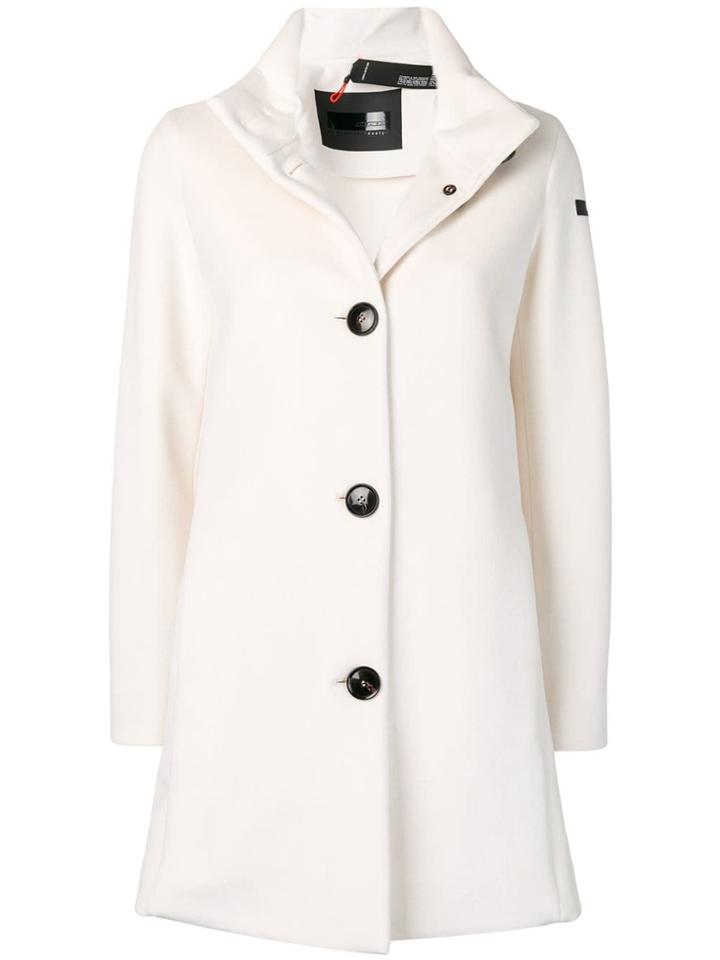 Rrd Classic Single Breasted Coat - White