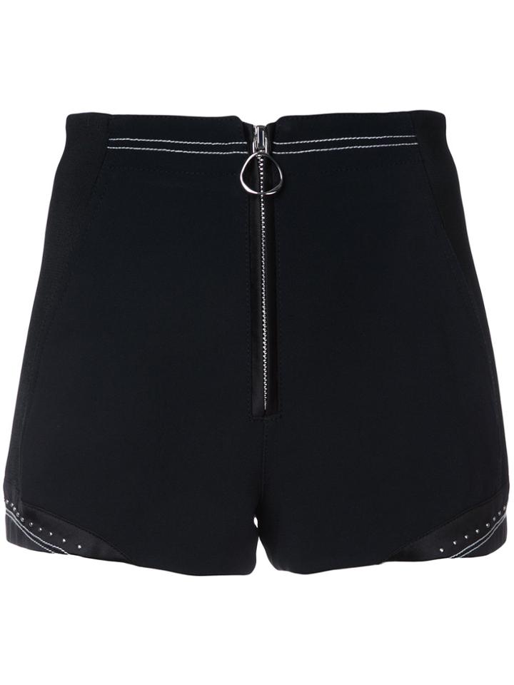3.1 Phillip Lim Zip Front Shorts - Black