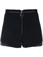 3.1 Phillip Lim Zip Front Shorts - Black