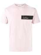 Stone Island Graphic Logo T-shirt - Pink & Purple