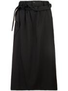 Yohji Yamamoto High-waisted Skirt - Black