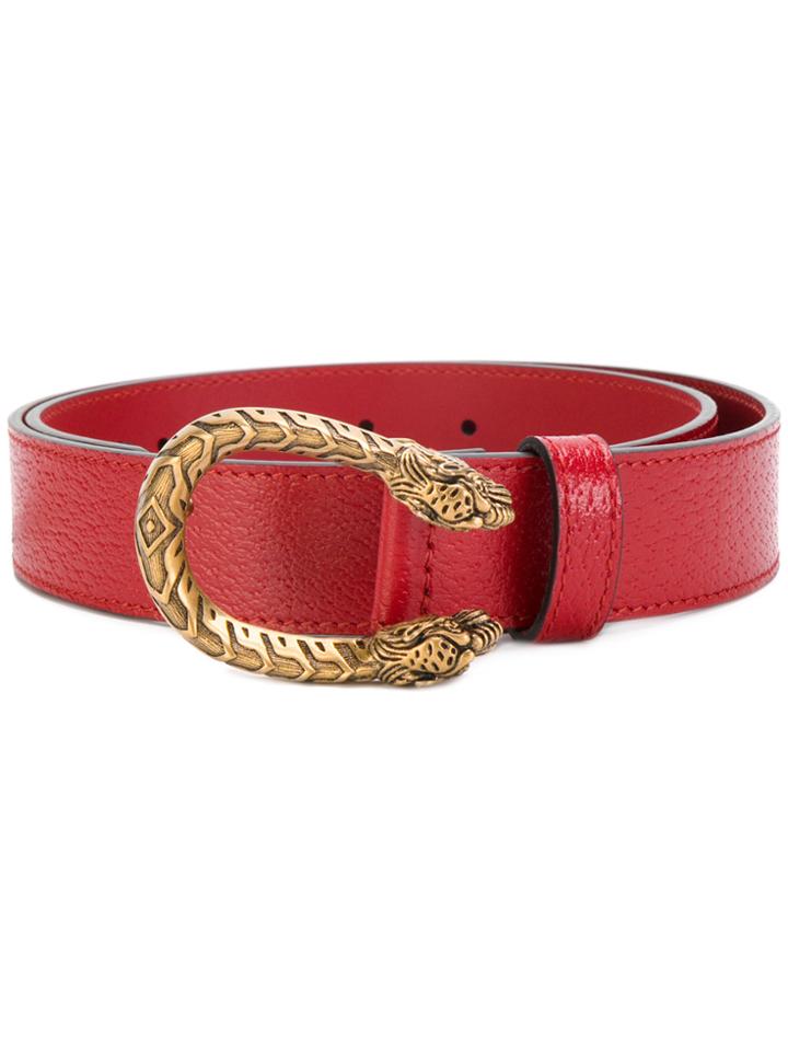 Gucci Dionysus Buckle Belt - Red