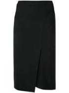 Estnation - Fitted Pencil Skirt - Women - Polyester - 36, Black, Polyester