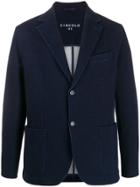 Circolo 1901 Denim Fitted Blazer - Blue