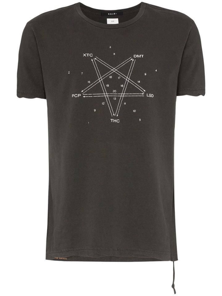 Ksubi The Symbol Cotton T-shirt - Grey