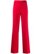 Be Blumarine Wide-leg Trousers - Red
