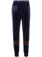 Koché Colour-block Slim-fit Trousers - Pink & Purple