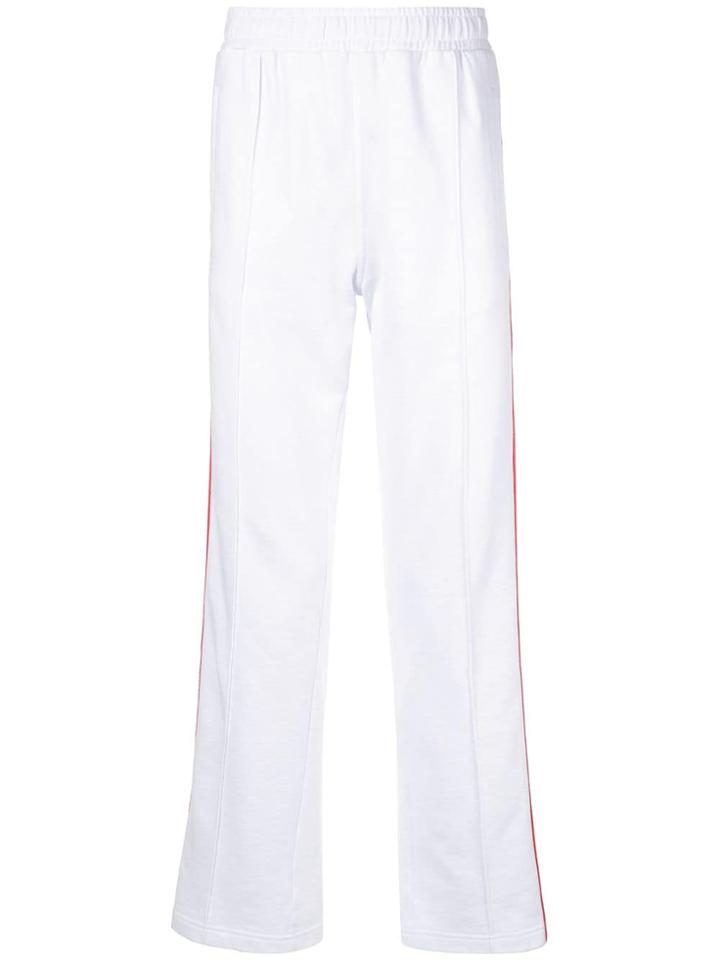 Ports V Side Stripe Trousers - White