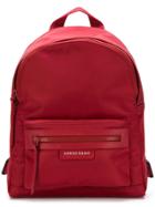 Longchamp Zipped Backpack - Red