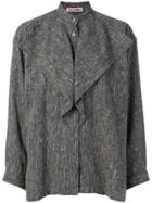 Issey Miyake Vintage Frill Detail Shirt - Grey