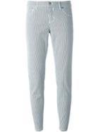 Fay Pintriped Slim Fit Trousers