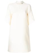 Fendi Wrap Sleeves And Neck Tie Dress - Nude & Neutrals