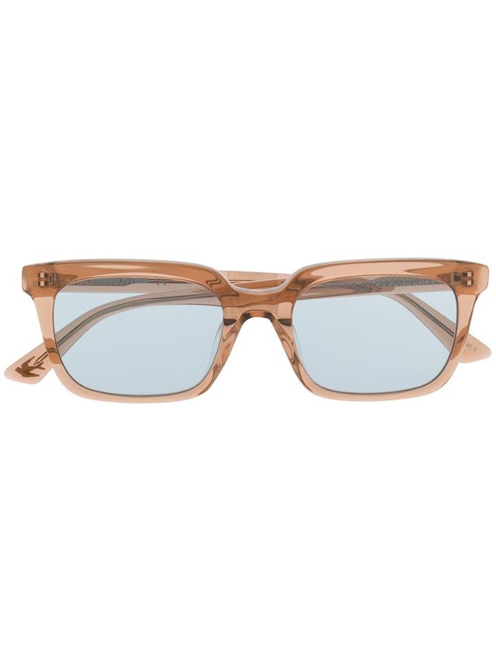 Mcq Alexander Mcqueen Square Frame Sunglasses - Neutrals