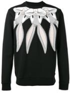 Iceberg Bugs Bunny Sweatshirt, Men's, Size: Medium, Black, Cotton/polyester