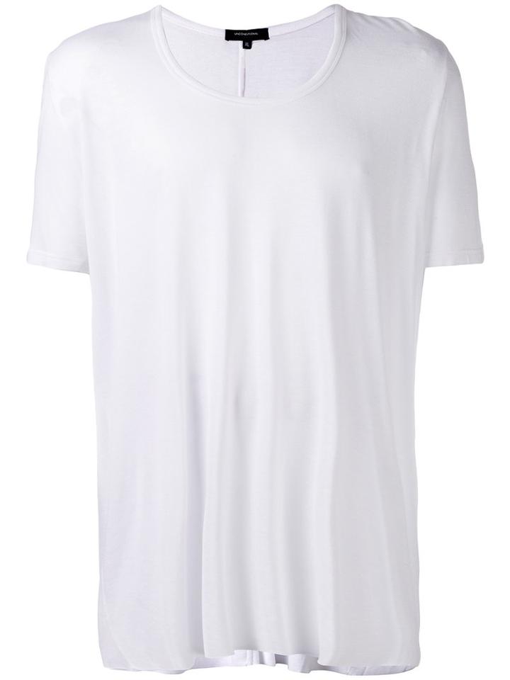 Loose Scoop Neck T-shirt - Men - Rayon - Xl, White, Rayon, Unconditional