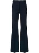 Joseph Flared Leg Trousers - Blue