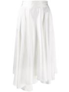 Styland Pleated Skirt - White
