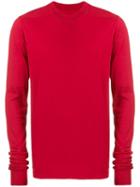 Rick Owens Drkshdw Crew-neck Sweatshirt - Red