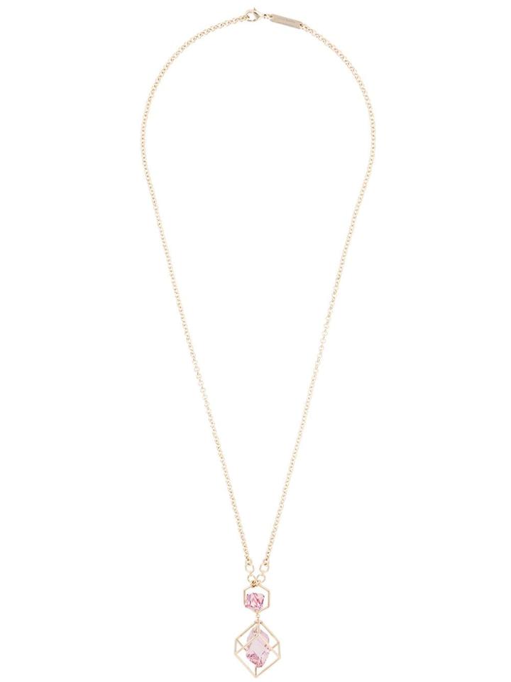 Atelier Swarovski Nostalgia Pendant Necklace By Mary Katrantzou - Gold