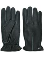 Dolce & Gabbana - Trim Detail Gloves - Men - Deer Skin/cashmere - 8.5, Black, Deer Skin/cashmere