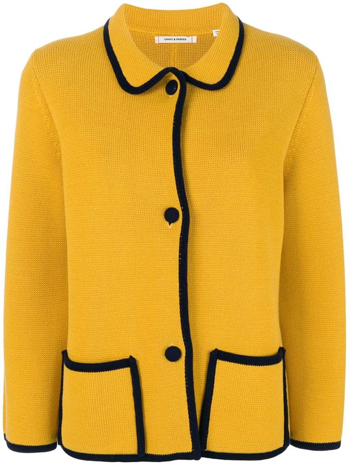 Chinti & Parker Piped Milano Jacket - Yellow & Orange
