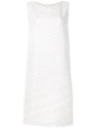 Issey Miyake Pleated Shift Dress - Grey