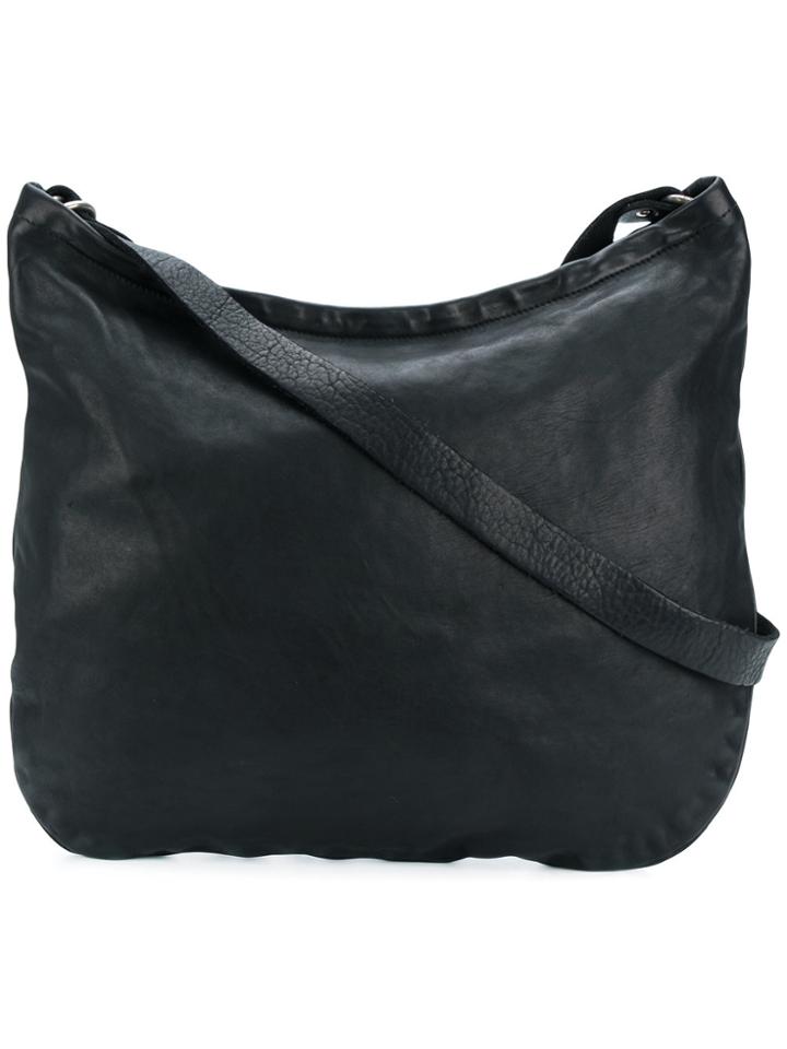 Guidi Large Shoulder Bag - Black