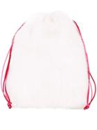 Simonetta Ravizza Mini Drawstring Bag - White