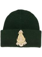 Dondup Embroidered Beanie Hat - Green