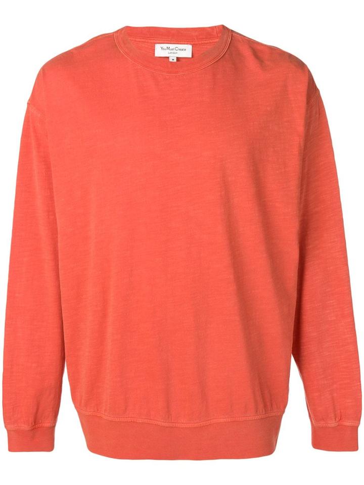 Ymc Oversized Longsleeved T-shirt - Orange