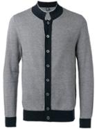 Eleventy - Contrasting Trim Cardigan - Men - Cotton - L, Blue, Cotton