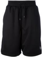 Marcelo Burlon County Of Milan - Drawstring Shorts - Men - Cotton/polyamide/polyester/viscose - L, Black, Cotton/polyamide/polyester/viscose