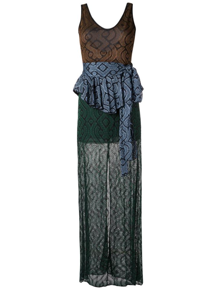 Cecilia Prado - Knit Maxi Dress - Women - Viscose - P, Brown, Viscose