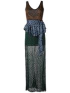 Cecilia Prado - Knit Maxi Dress - Women - Viscose - P, Brown, Viscose