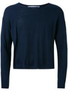 Comme Des Garçons Shirt Boys - Pang Sweatshirt - Men - Acrylic - M, Blue, Acrylic