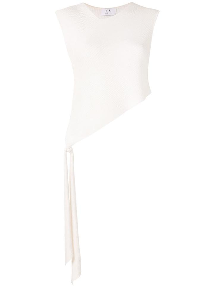 Sir. Marcelle Ribbed Top - White