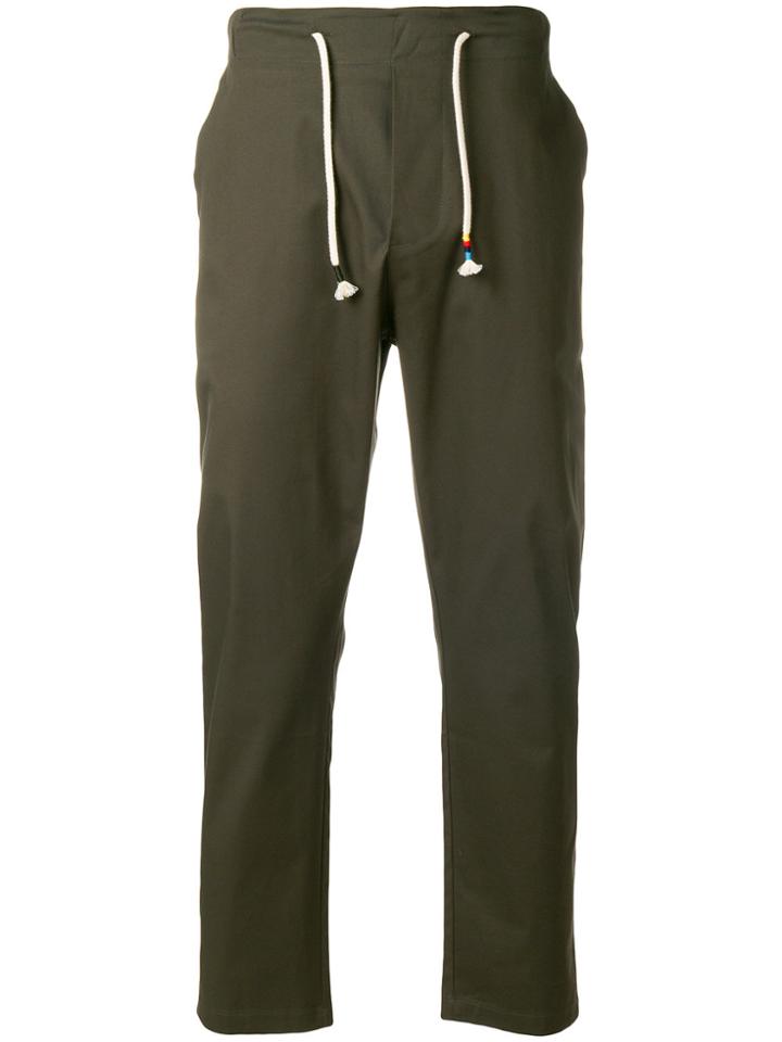 The Silted Company Cropped Trousers - Green