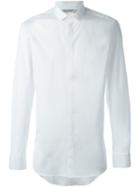 Neil Barrett Classic Shirt, Men's, Size: 41, White, Cotton
