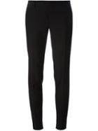 Saint Laurent Classic Skinny Trousers, Women's, Size: 40, Black, Cotton/virgin Wool