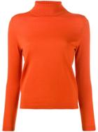 Luisa Cerano Roll Neck Sweater - Orange