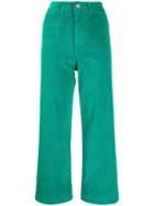 Masscob Corduroy Wide-leg Trousers - Green