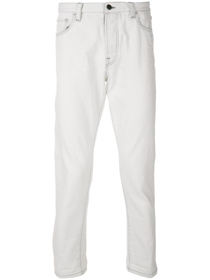 Prada Tapered Jeans - White